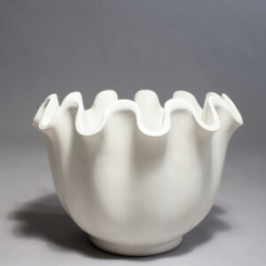 Willhelm Kåge for Gustavsberg, Sweden. Flower pot in ceramic ¨Våga¨. Diam 24, height 17,5 cm. ytterkruka, Wigerdals Värld