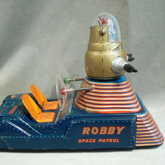 Robby Space Patrol by Nomura , Japan 1950´s. A vintage and very rare original toy robot in good condition. Mail for further info about condition and price .