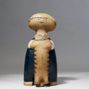 Lisa Larson for Gustavsberg. ¨Pelle¨, ceramic figurine 1961. Height 20 cm. Värld Lisa Larson for Gustavsberg. ¨Pelle¨, ceramic figurine 1961. Height 20 cm.