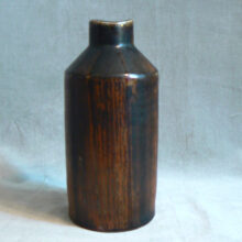 Carl-Harry Stålhane for Rörstrand. Unique and signded vase in stoneware. Height 23 cm. Unik,stengods,vas,signerad,Wigerdals Värld