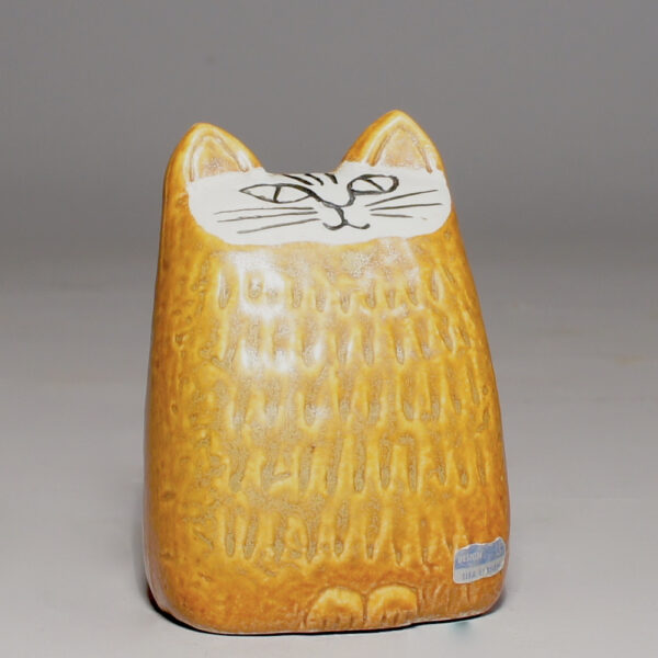 Lisa Larson for Gustavsberg, Sweden. Ceramic cat. Height 10cm.