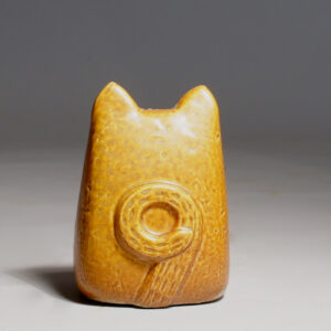 Lisa Larson for Gustavsberg, Sweden. Ceramic cat. Height 10cm.