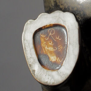 Gunnar Nylund for Rörstrand, Sweden. Hippo in stoneware with matte glaze. Lenght 29 cm. s
