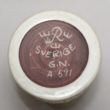 Miniature in stoneware by Gunnar Nylund for Gustavsberg. Height 9,5 cm.