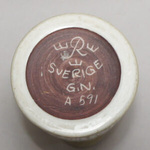 Miniature in stoneware by Gunnar Nylund for Gustavsberg. Height 9,5 cm.