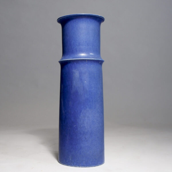 Stoneware vase by Stig Lindberg for Gustavsbergc Sweden. Height 31 cm.