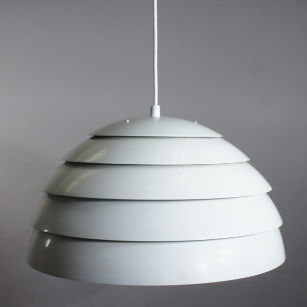 Hans-Agne Jakobsson, Sweden. Ceiling lamp with layers of metal shades. Diam 45, height 25 cm.