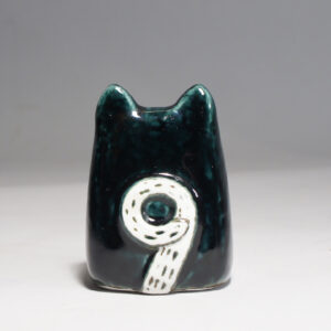 Lisa Larson for Gustavsberg, Sweden. "Liten katt" or "Mars-Liv" 1965. Rare color of this cat.