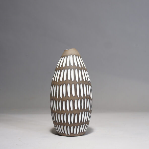 Ceramic vase by Ingrid Atterberg for Upsala-Ekeby "Negro"