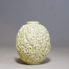 Gunnar Nylund for Rörstrand, Sweden. Signed vase i chamotte ceramic.