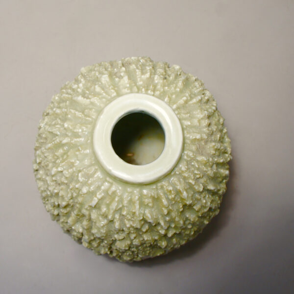 Gunnar Nylund for Rörstrand, Sweden. Signed vase i chamotte ceramic.