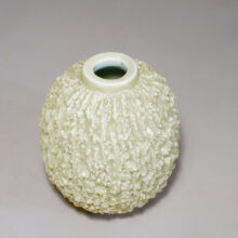 Gunnar Nylund for Rörstrand, Sweden. Signed vase i chamotte ceramic.