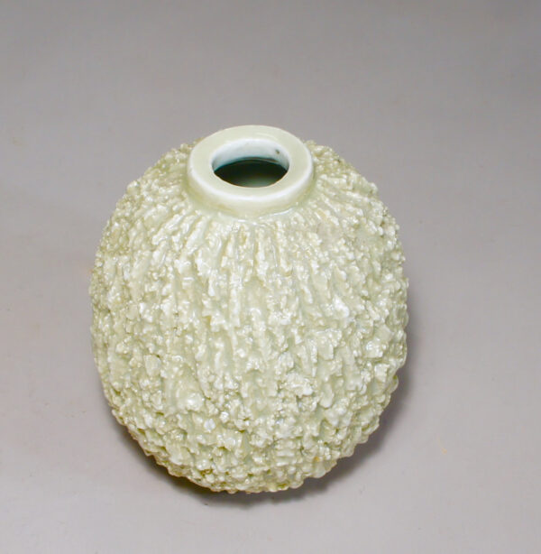 Gunnar Nylund for Rörstrand, Sweden. Signed vase i chamotte ceramic.