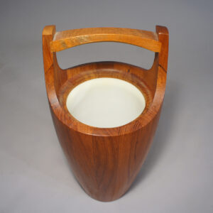 Wine cooler in solid teak by Jens Quistgaard.