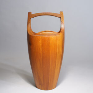 Wine cooler in solid teak by Jens Quistgaard.