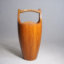 Wine cooler in solid teak by Jens Quistgaard.