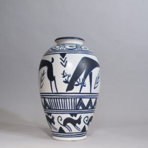 Andersson&Johansson, Höganäs. Large ceramic floor vase. 1950s.