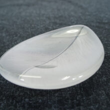 Tapio Wirkkala for Ittala. Glass bowl with comb cut patterns. Signed with name and maker.