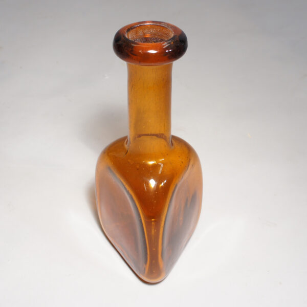 Erik Höglund for Kosta, Sweden, Signed bottle in glass.