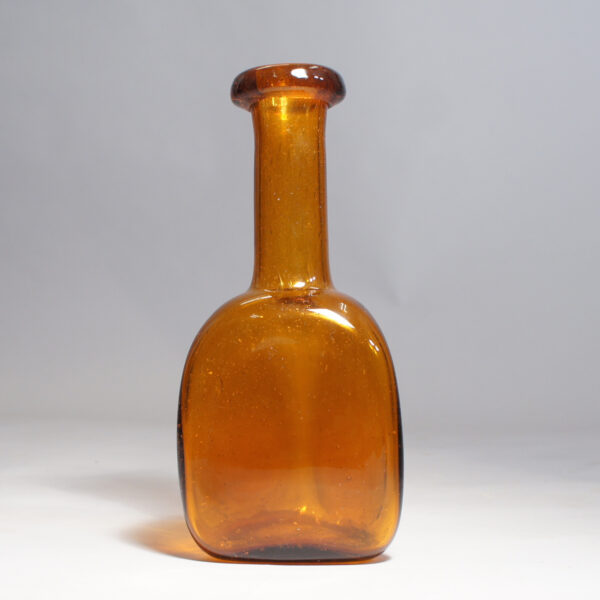 Erik Höglund for Kosta, Sweden, Signed bottle in glass.