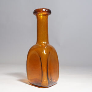 Erik Höglund for Kosta, Sweden, Signed bottle in glass.