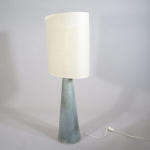 Floor lamp in ceramic with shade en vinyl. "Fej" - Sweden.