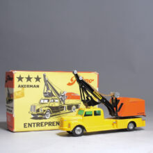 Entreprenør-vogn med gravko, Åkerman. Tekno Denmark. 863. box. Kartong.