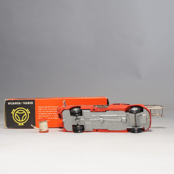 Tekno Denmark. Scania-Vabis Stegbil Brandbil. Stigebrandsprøjte. Mint in box