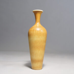 Berndt Friberg for Gustavsberg. Vase in stoneware in harefur glaze.