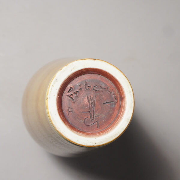 Berndt Friberg for Gustavsberg. Vase in stoneware in harefur glaze.