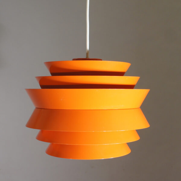 Ceiling lamp in metal shades by Carl Thore, Sweden.. Taklampa, Wigerdals Värld