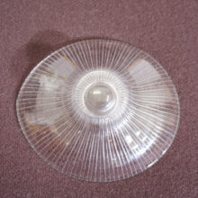 Tapio Wirkkala for Italla, Finland. Striped bowl in glass. Signed.