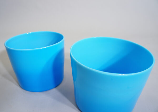 Erik Höglund for Kosta, Sweden. Flower pot in glass. Ytterkruka