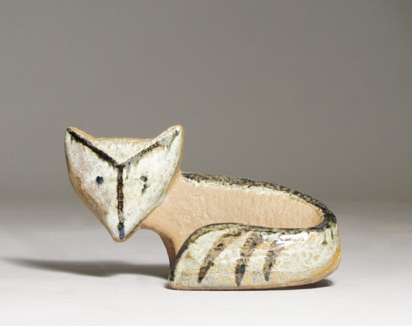 Lisa Larson for Gustavsberg, Sweden. Ceramic fox figurine 1955. Keramik räv. Wigerdals