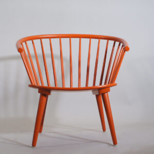 Gillis Lundgren for Ikea, Sweden. "Eker". Chair in painted wood. Pinnstol Wigerdals