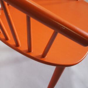 Gillis Lundgren for Ikea, Sweden. "Eker". Chair in painted wood. Pinnstol Wigerdals