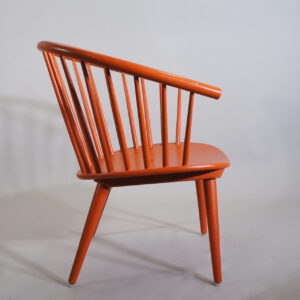 Gillis Lundgren for Ikea, Sweden. "Eker". Chair in painted wood. Pinnstol Wigerdals