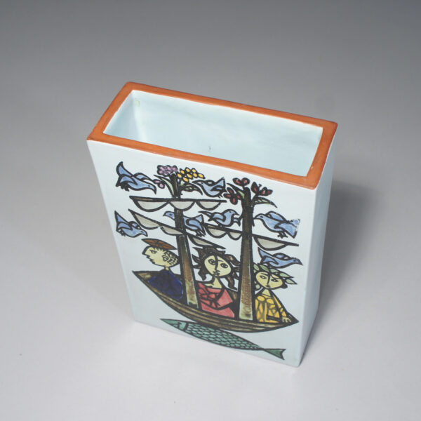 Vase "Karneval" by Stig Lindberg for Gustavsberg. Karnevalvas wigerdals