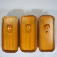 Italian coat hanger in valnut. 1960's Klädkrok klädhängare valnöt wigerdals