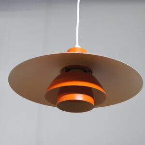 Poul Henningsen for Louis Poulsen, Denmark. Ceiling lamp pendant PH-3/4. red. Taklampa röd. Wigerdals Värld
