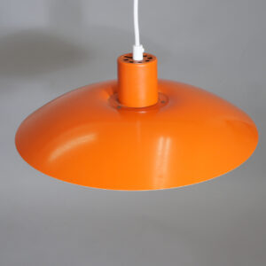Poul Henningsen for Louis Poulsen, Denmark. Ceiling lamp pendant PH-3/4. red. Taklampa röd. Wigerals Värld