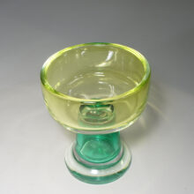 Erik Höglund fro Chribska, Tjeckien -92. Bowl in glass. Glasskål på fot. Wigerdals Värld