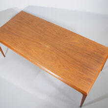 Coffee table in rosewood by Severin Hansen for Haslev Møbelfabrik, Denmark. Soffbord i jakaranda. Wigerdals
