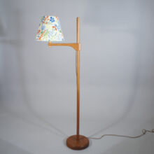 Floor lamp by Carl Malmsten. "Staken". Teak.