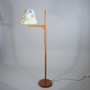 Floor lamp by Carl Malmsten. "Staken". Teak.