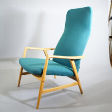 Easy chair by Alf Svensson for Dux, Sweden. "Contour". 1955 Fåtölj nyklädd. Wigerdals.com