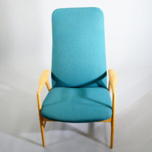 Easy chair by Alf Svensson for Dux, Sweden. "Contour". 1955 Fåtölj nyklädd. Wigerdals.com