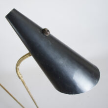 Floor lamp 1950's. Double shade. Wigerdals Golvlampa 1950-tal.