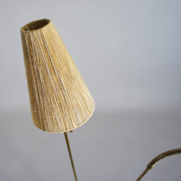 Floor lamp 1950's. Double shade. Golvlampa 1950-tal. Wigerdals