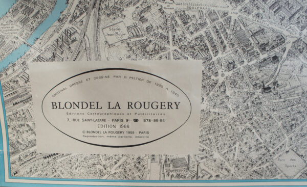 Map Paris Skolkarta